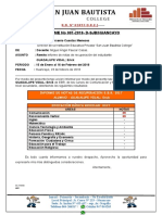 Modelo de Informe de Notas