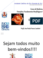 1 Aula Introdução Embriologia