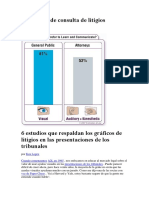 El Informe de Consulta de Litigios