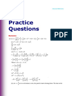 Mechanics Practice Questions