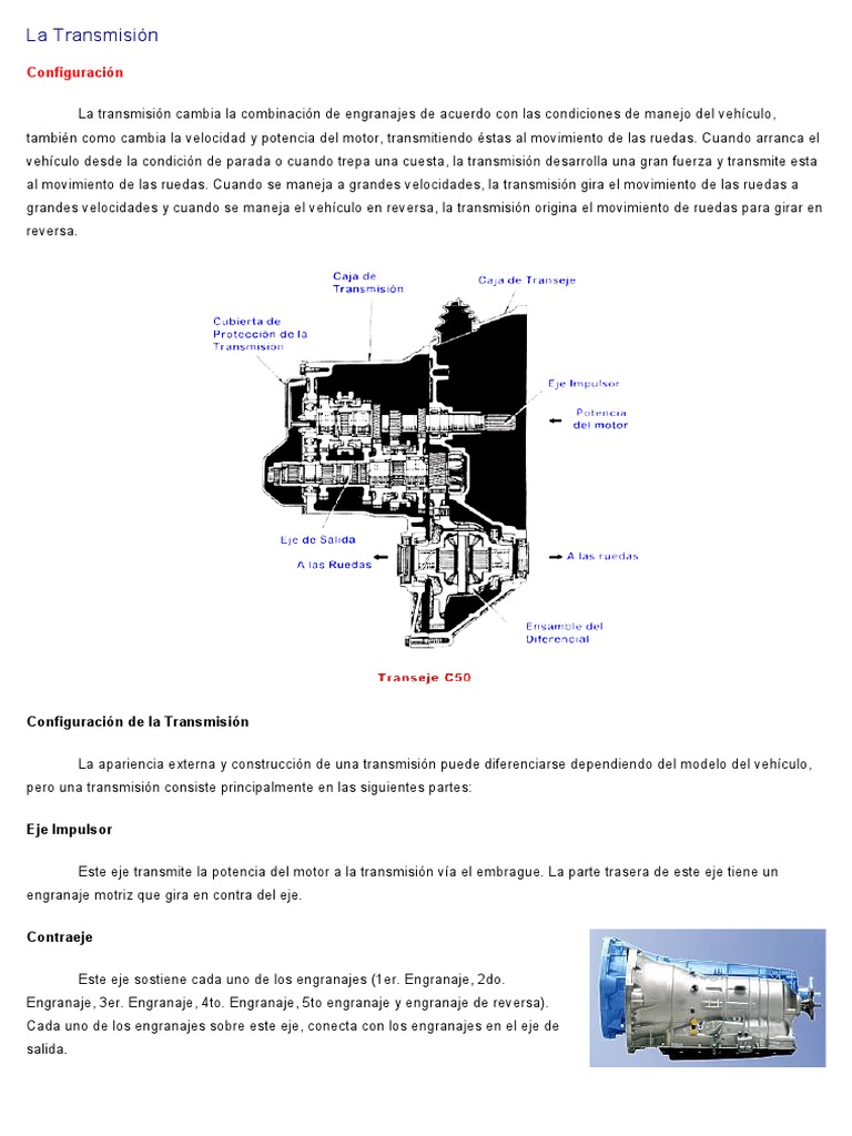 Transmision 2 | PDF | Transmisión (Mecánica) | Embrague