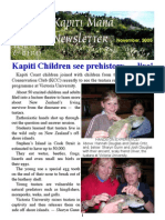 November 2005 Kapiti Mana, Royal Forest and Bird Protecton Society Newsletter