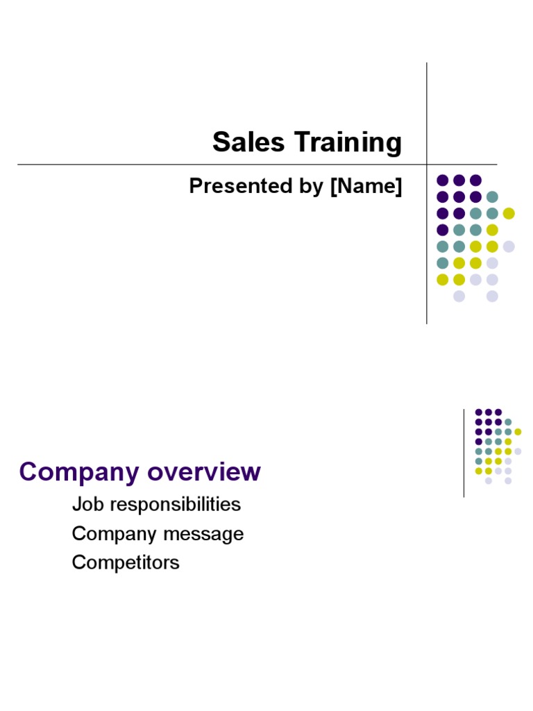 Effective Sales Training Guide | PDF | Business | Finance & Money ...