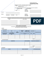 Sworn Statement of Assets, Liabilities and Net Worth: Joint Filing Separate Filing Not Applicable