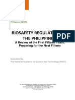 Biosafety Regulation in The Philippines