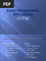 Fixed Orthodontic Appliance