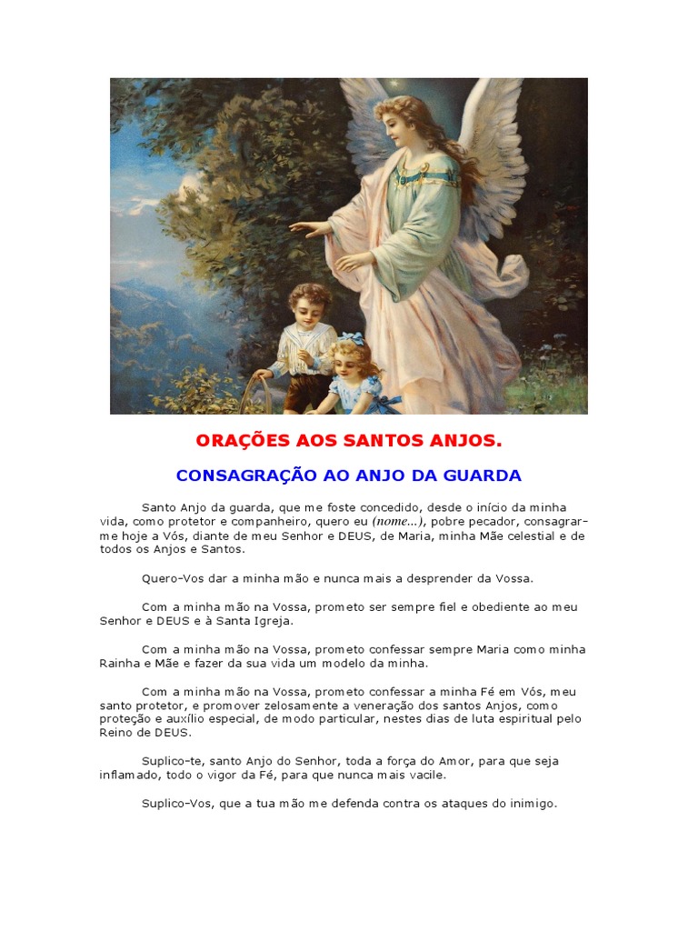 A Igreja Católica e Os Anjos, PDF, Anjo