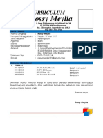 Rossy Meylia: Curriculum Vitae