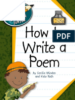 Explorer Junior Library - How To Write A Poem