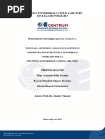 Planeamiento Estratégico para La Arena S.A. 