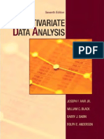 Multivariate Data Analysis by Joseph Hair