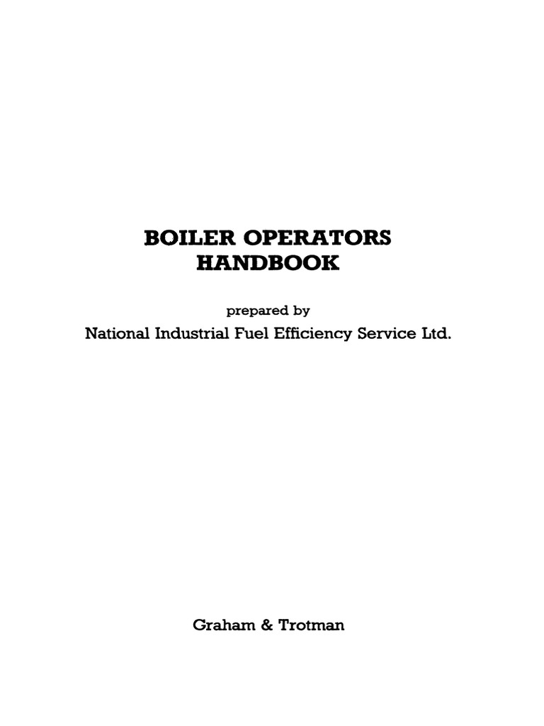 Boiler Operators Handbook Combustion Boiler