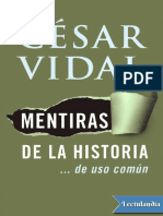  Mentiras de La Historia de Uso Comun Cesar Vidal