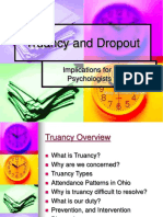 Truancy and Dropout: Implications For School Psychologists Today