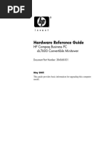 Hardware Reference Guide: HP Compaq Business PC dc7600 Convertible Minitower