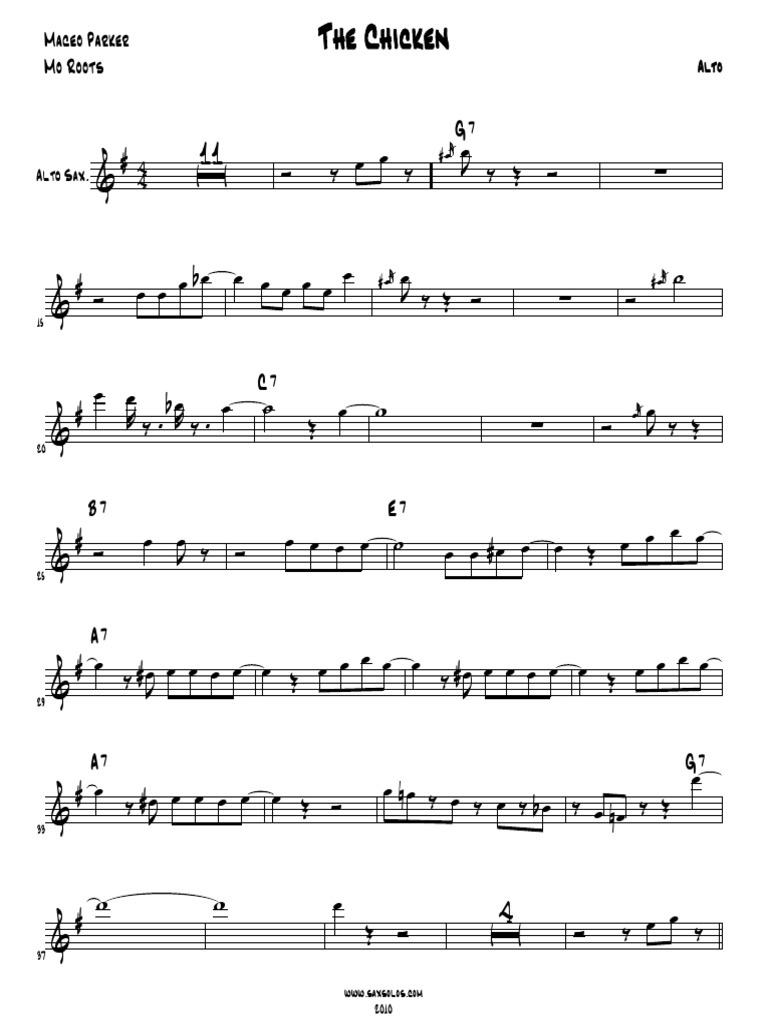 The Chicken Maceo Parker Mo Roots scribd