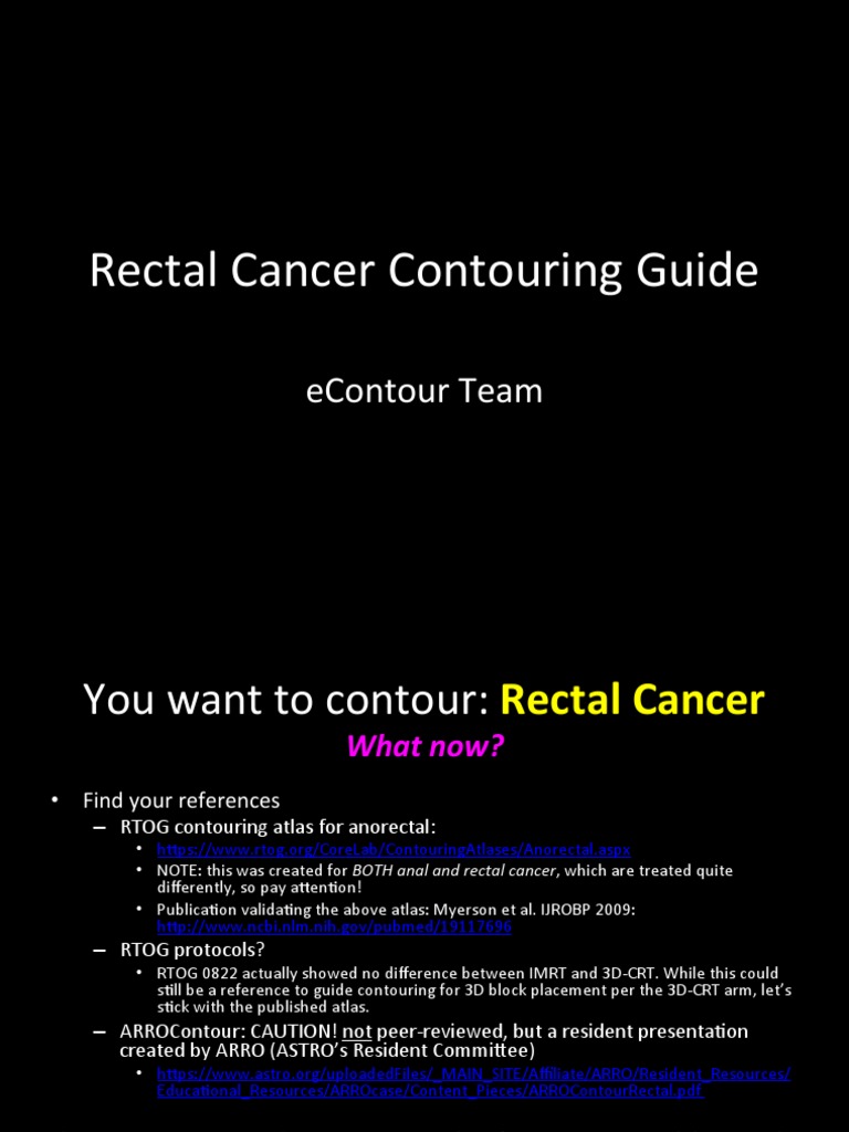 Rectal cancer rtog. Page Not Found