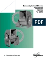 BCA-BCS Backwardly Inclined Blowers