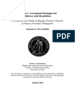 Rolando Jr Villamero Masters Dissertation Special and Inclusive Education Erasmus Mundus