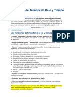 Funciones Del Monitor de Ocio y Tiempo Libre