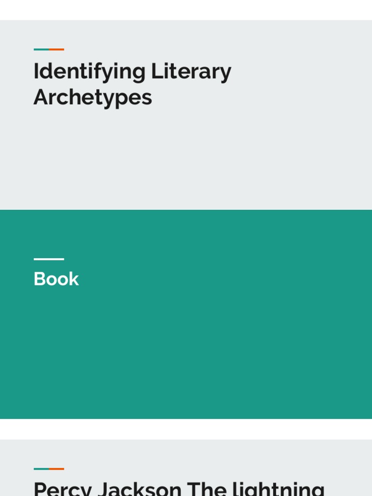 Literary Archetypes | PDF | Poetry