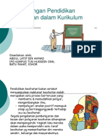 Kepentingan Pendidikan Kesihatan Dalam Kurikulum - T4