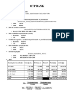 Otp Bank: Durata Până La Scadență Pasive (U.m.) Active (U.m) Ponderi Pasive (Ip) Active (Ip)