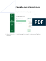 Poner Contraseña Aun Archivo Excel