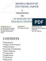 Automatic Sun Tracking System