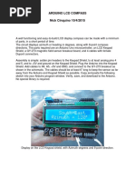 Arduino LCD Compass Project