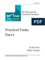 Practical Tasks: 48 International Chemistry Olympiad