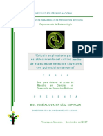 Tesis Protocolo de Cultivo Helechos en Mexico PDF