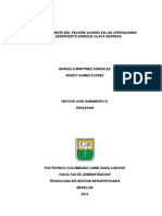 Riesgo Inminente Del Peligro Aviario en Las Operaciones Del Aeropuerto Enrique Olaya Herrera