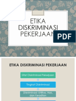 Etika Diskriminasi Pekerjaan