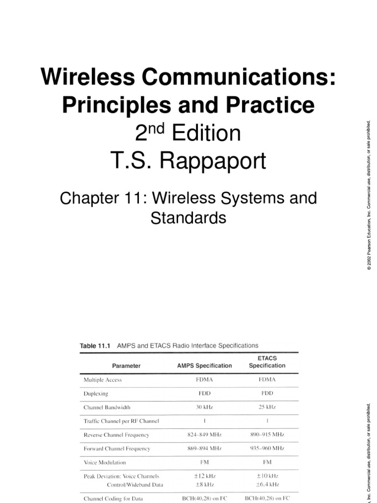 Wireless Systems & Standards | PDF | Science & Mathematics | Computers