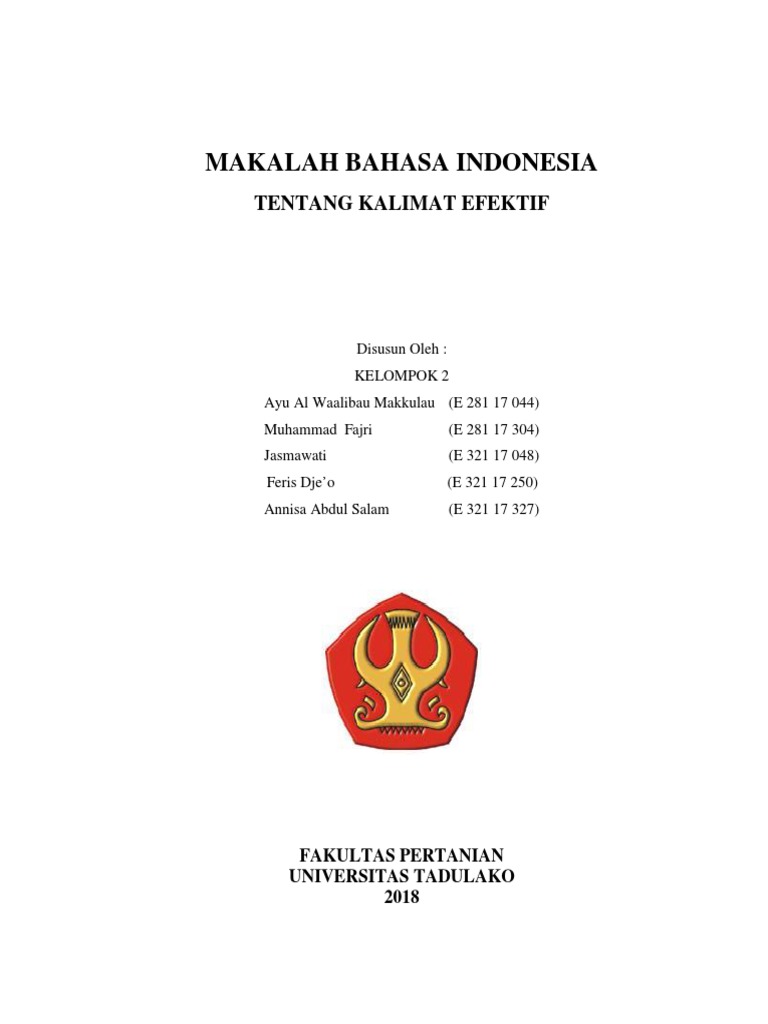 Makalah Bahasa Indonesia Pdf Pdf