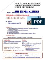 Pre Maestria 2018 II