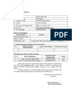 CV Ketua Dan Anggota