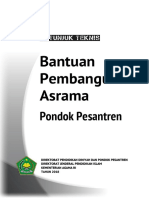 Juknis Pemb Asrama Pondok Pesantren 2018 Cover