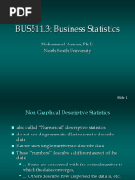 BUS511.3: Business Statistics: Mohammad Arman, Ph.D. North South University