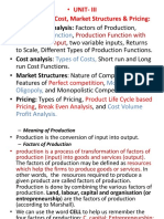 Production Function With One Variable Input