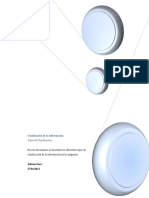 Clasificacion de La Informacion PDF