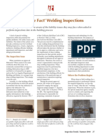 Visual After The Fact' Welding Inspections: Feature