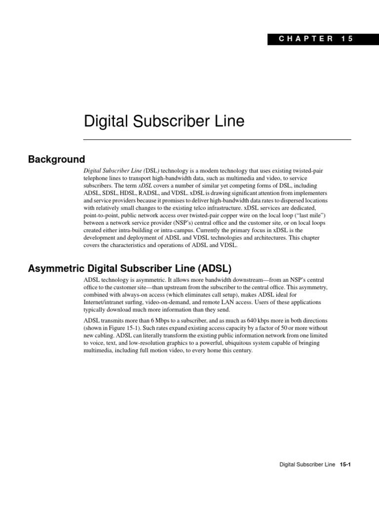 Adsl | PDF