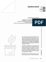 El Protesto Notarial