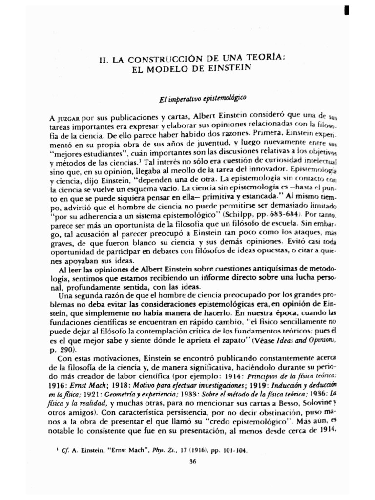 Holton - El Modelo de Einstein Cap 1 | PDF