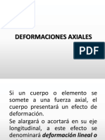 Deformaciones Axiales