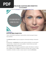 Como Tratar o Envelhecimento Cutâneo
