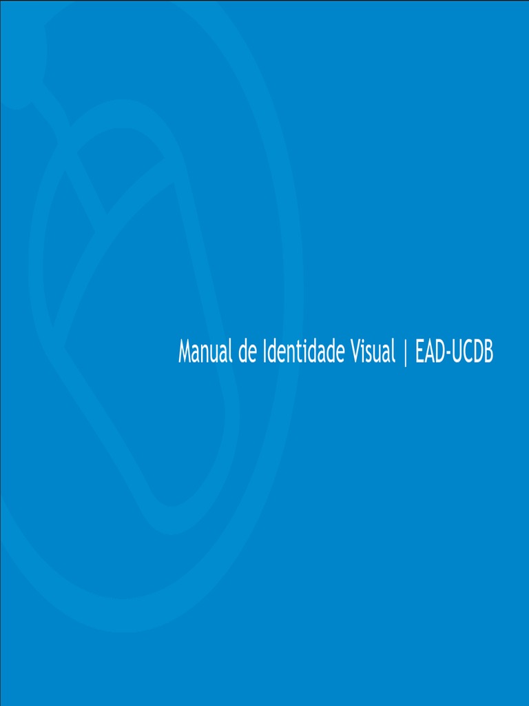 Manual de Identidade Visual EAD-UCDB | PDF | Tipografia | Marca