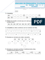 Avaliacao Diagnostica 2º Periodo MAT